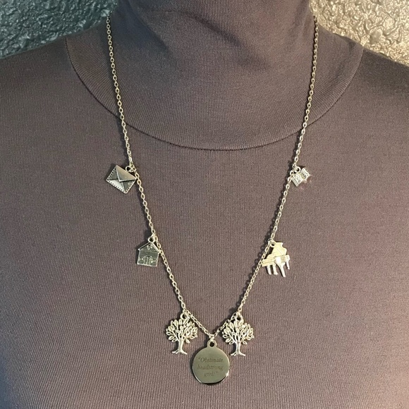 Elizabeth Bennet's Necklace Handmade Pride and Prejudice Jane Austen Charms - Picture 9 of 16